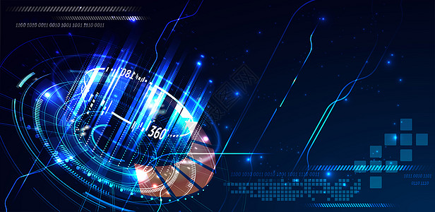 螺旋数字化科技信息技术背景图片