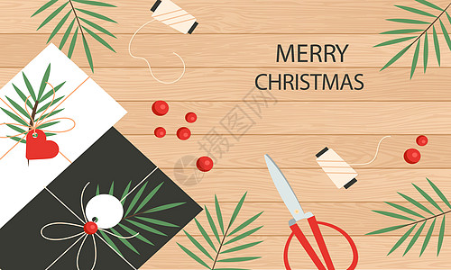 剪纸装饰圣诞节快乐设计图片
