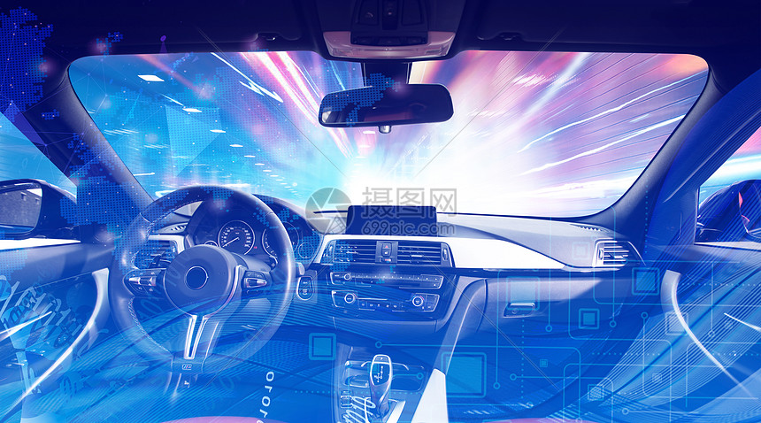未来智能化驾驶舱图片