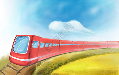 火车背景图片