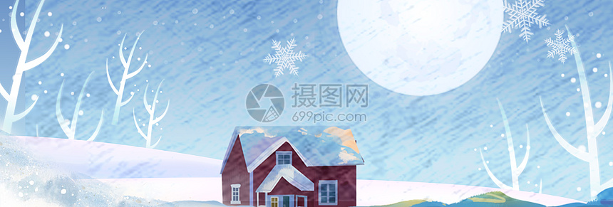 雪景banner图片