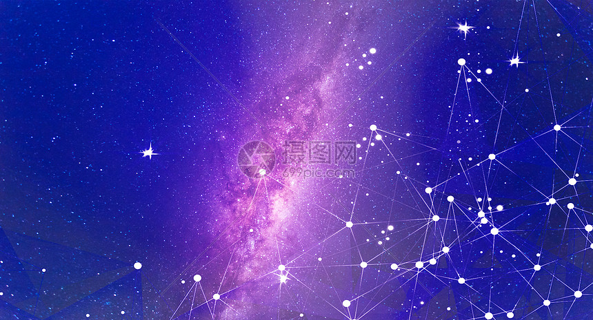 科技星图背景图片