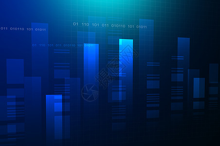 科技感表格数据库柱状高清图片