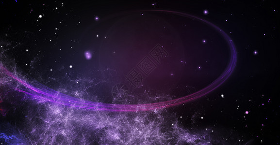 紫色星云炫光背景背景图片