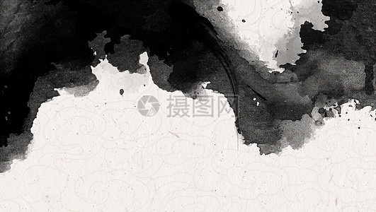 中国风水墨泼墨背景背景图片