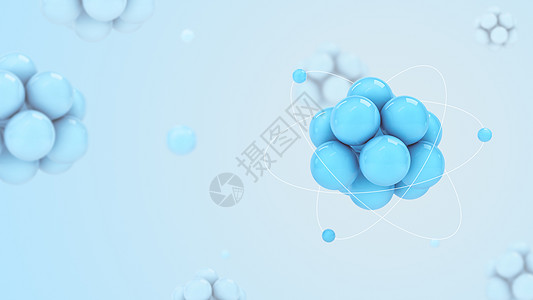 立体分子背景科技医疗分子背景设计图片