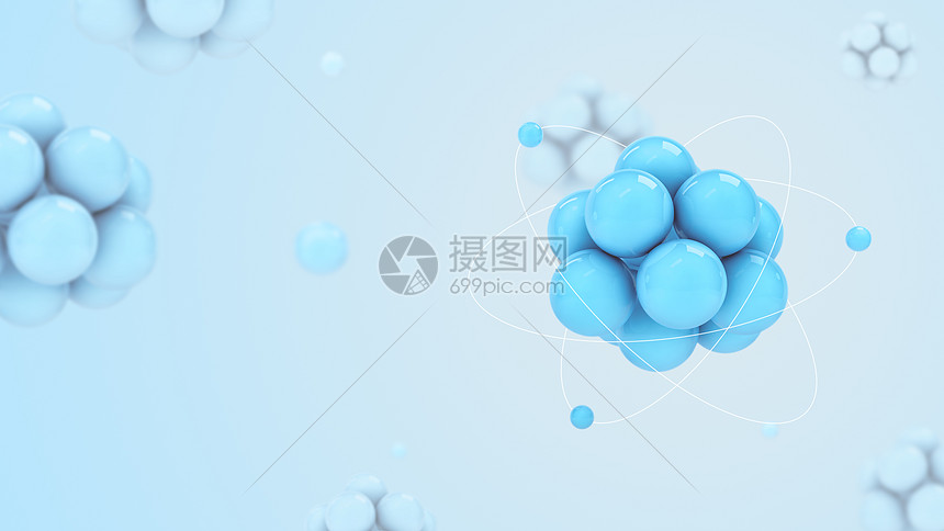 科技医疗分子背景图片