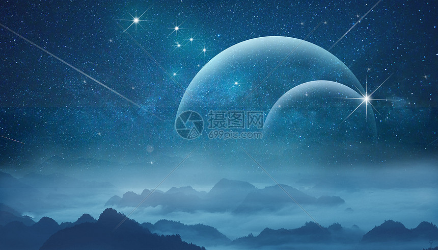 科幻星空背景 第1页