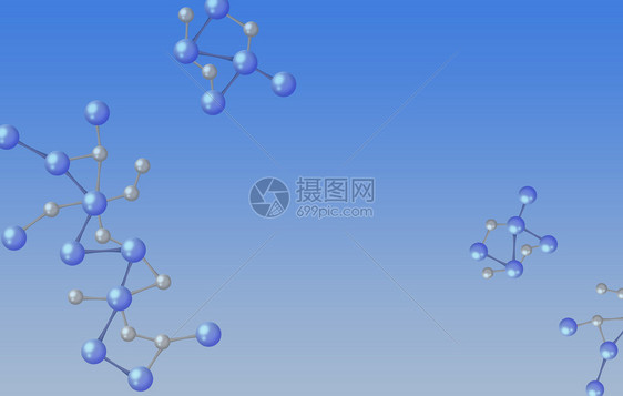 离子原子晶体结构背景图片