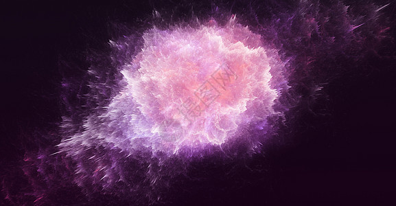 紫色祥云3D炸裂背景图片