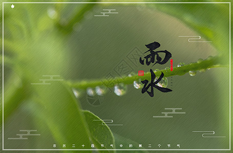 雨水节气图片