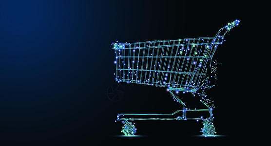 购物车电子商务海报高清图片