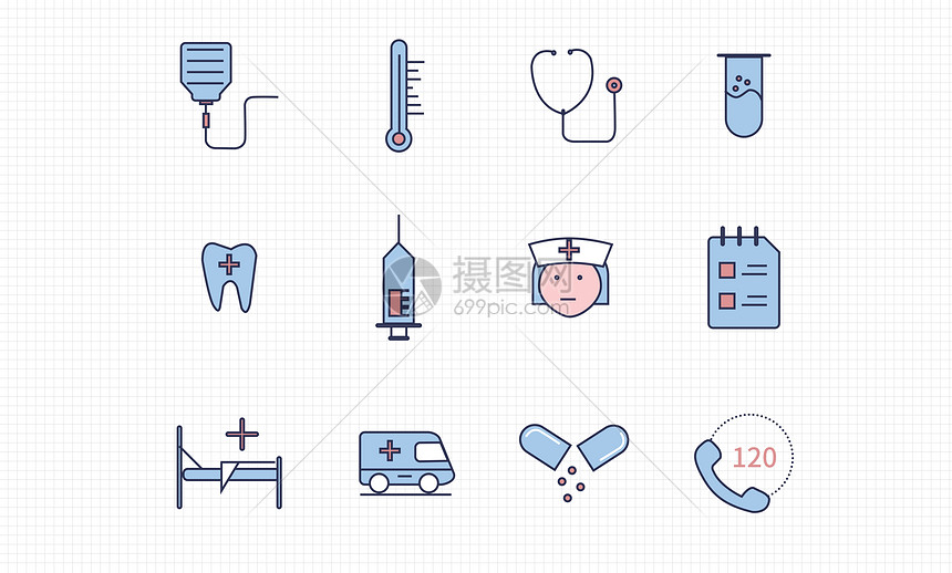 医疗图标图片