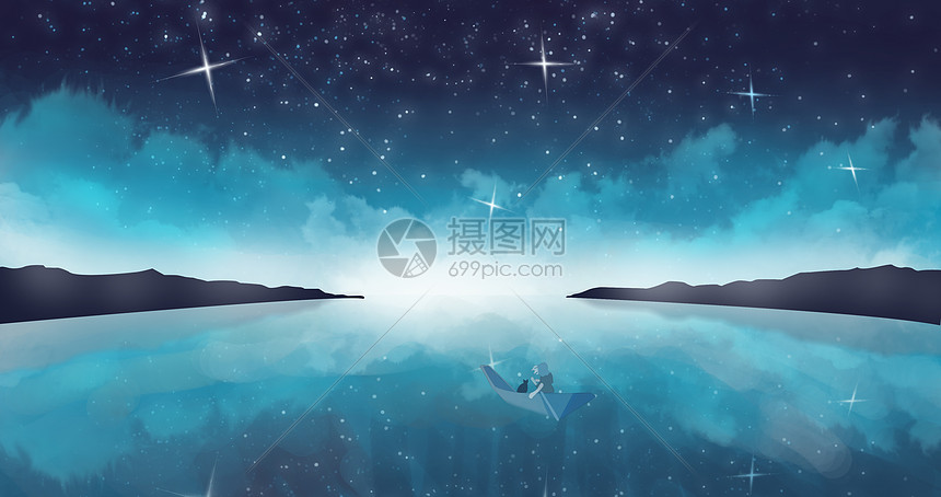 星夜图片