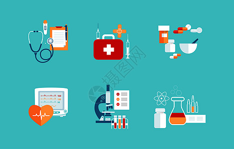 设备矢量图医药医疗图标插画