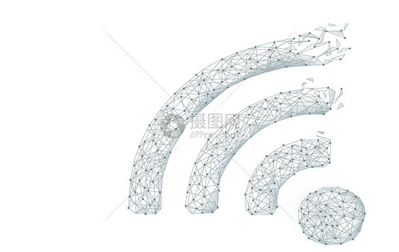wifi信息科技背景图片