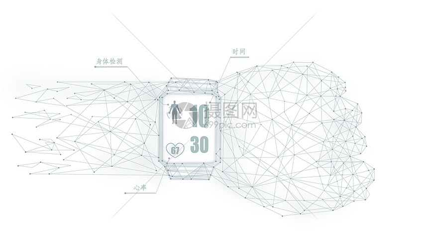 智能手表科技背景图片