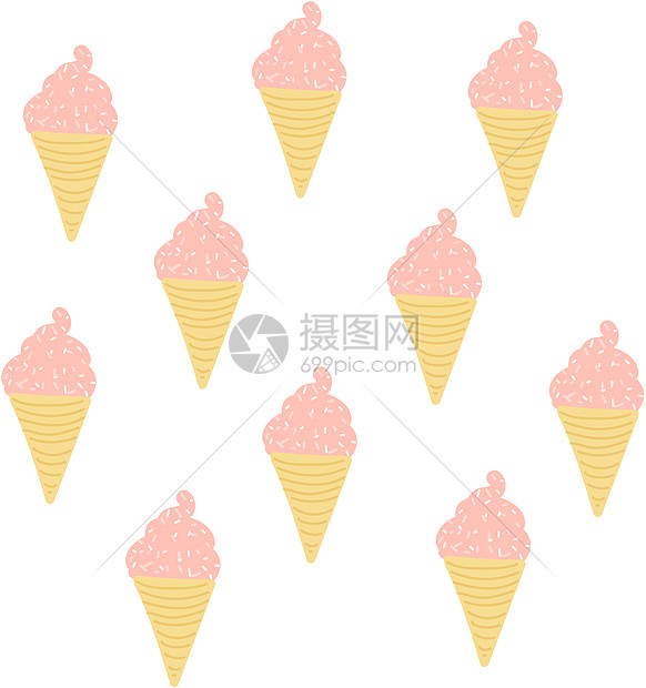 冰淇淋元素图片