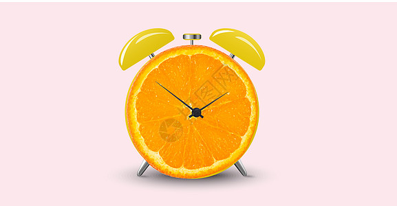 创意水果橙子广告背景背景图片