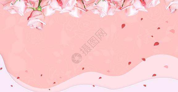 粉红色浪漫背景高清图片