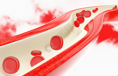 二氧化碳血红细胞血管场景设计图片