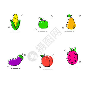 水果蔬菜标志图片