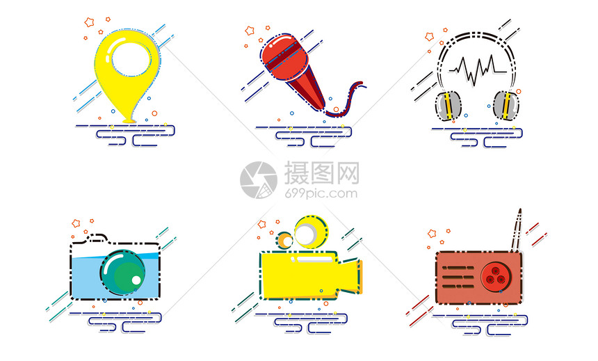 MBE创意新媒体图标图片