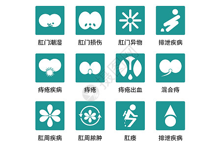 医疗医用肛肠小图标icon高清图片