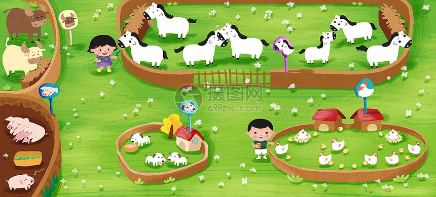 参观动物园