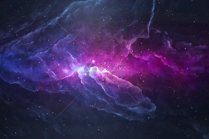 星云裂缝图片