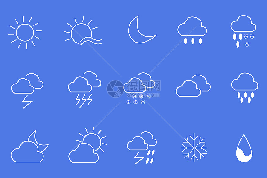 天气图标图片