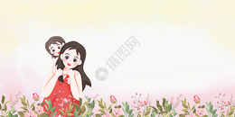 母亲节花卉背景图片