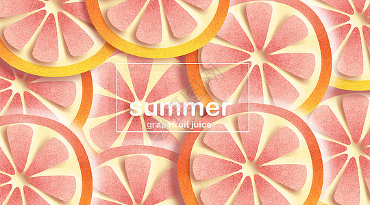 夏日水果背景图片