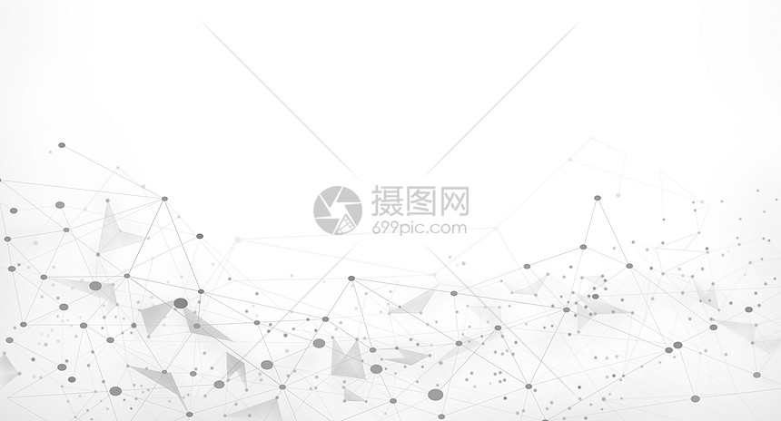 分子几何科技背景图片