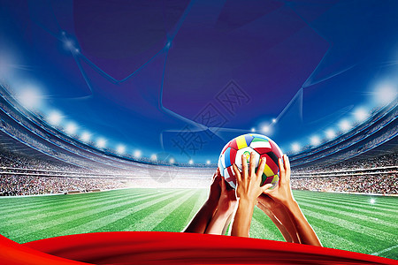 世界杯创意背景背景图片