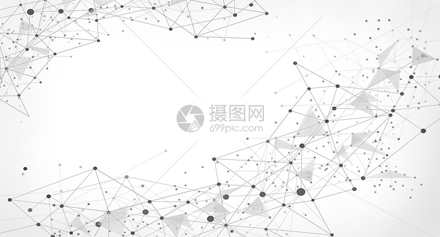 分子几何科技背景图片