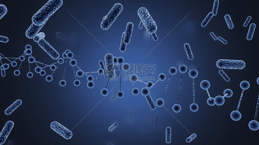 DNA链条图片