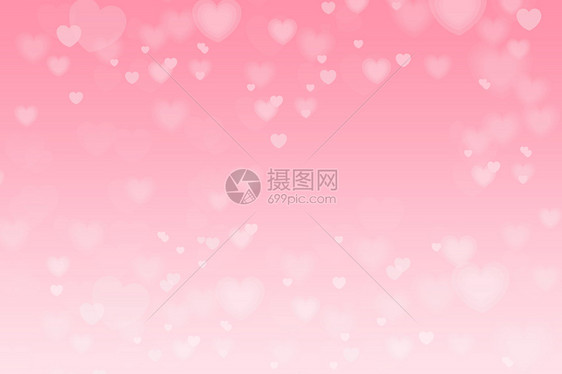 粉色爱心浪漫背景图片
