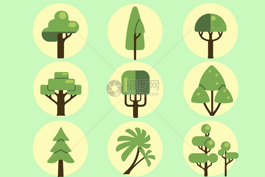 树类图标图片