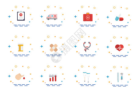 医疗图标元素图片