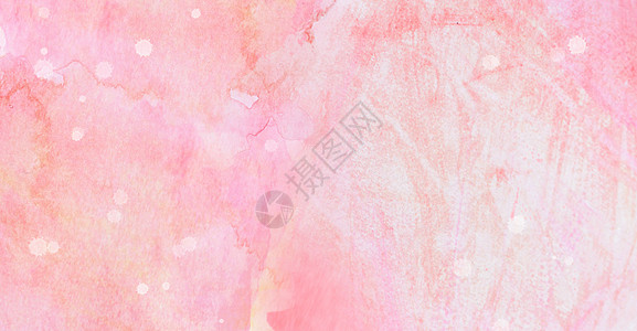 粉红色水彩广告背景设计图片