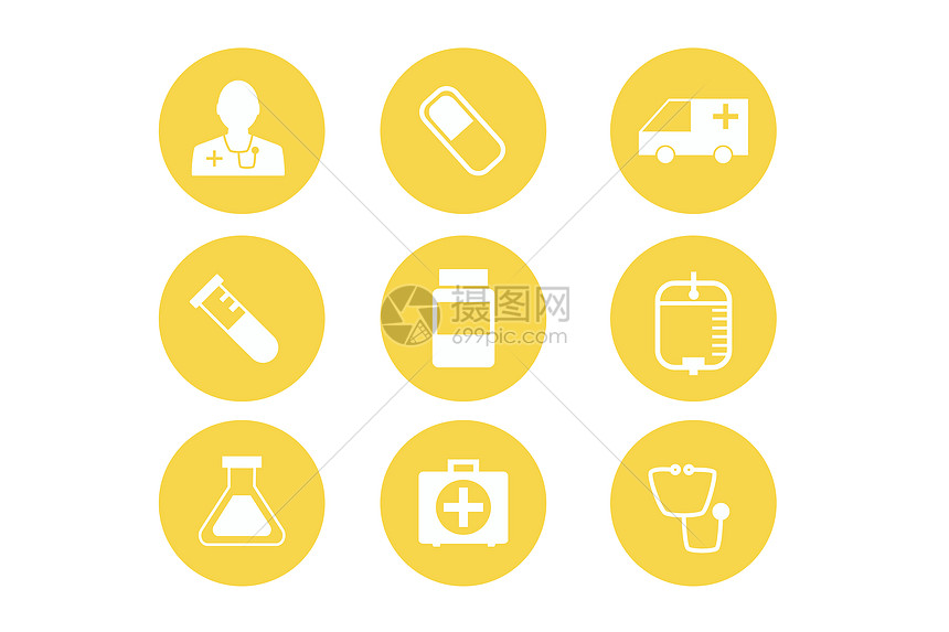 医疗单色图标图片