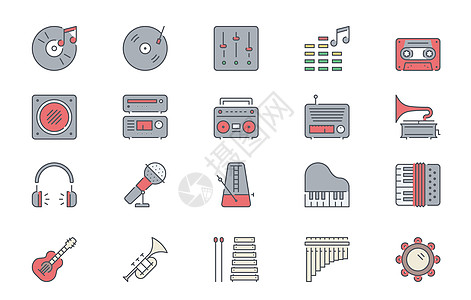 吉他弦音乐乐器元素插画