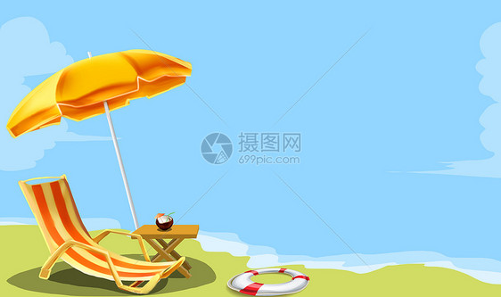 夏日 海边素材图片