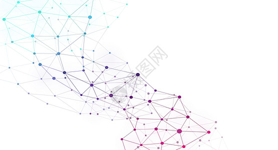 分子结构科技背景图片