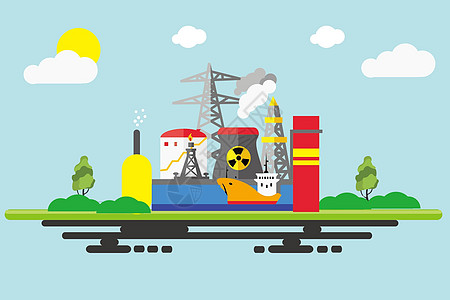 工业核能发电高清图片