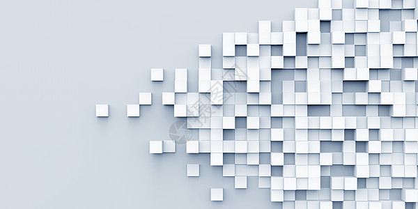 立体方块创意抽象商务背景设计图片