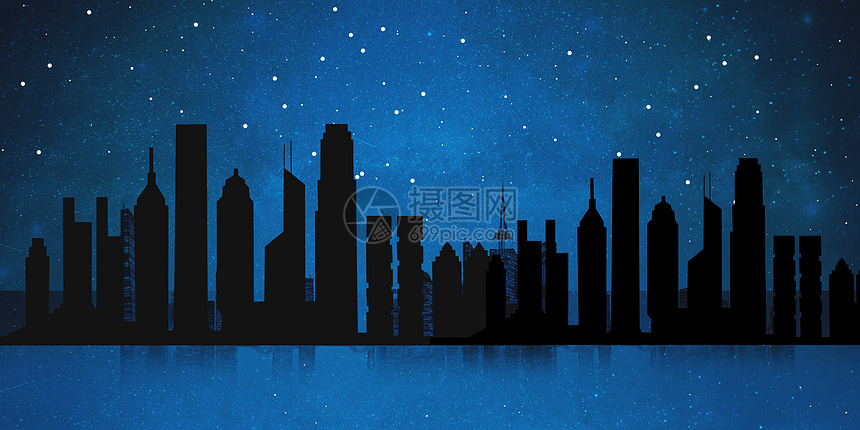城市夜空背景图片素材 正版创意图片 摄图网