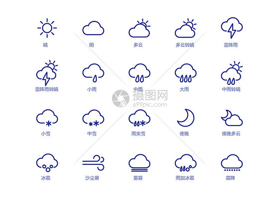 天气图标图片