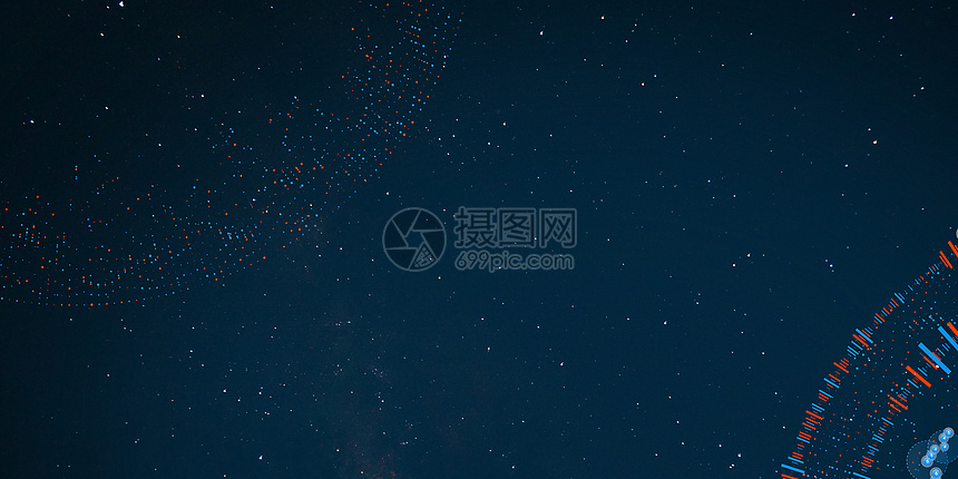 星空科技感背景图片